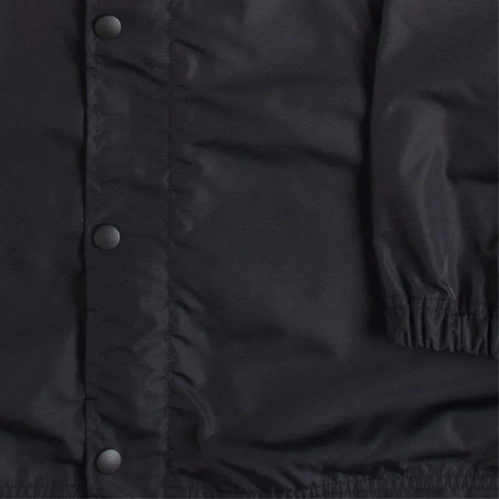 Balenciaga Women's Logo Nylon Rain Jacket Black