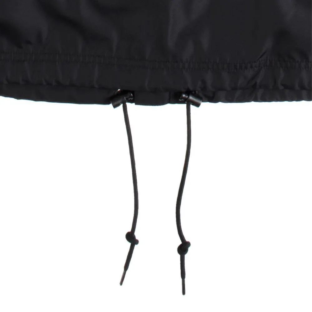 Balenciaga Women's Logo Nylon Rain Jacket Black