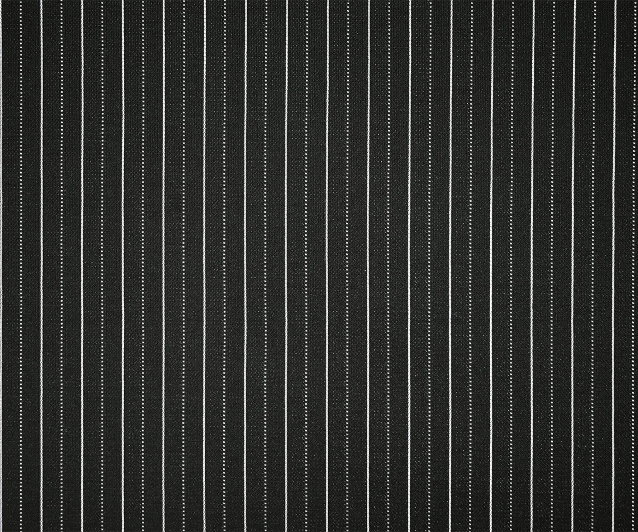 Black-White Poly Wool Stripe Stretch Knit Jacketing Fabric