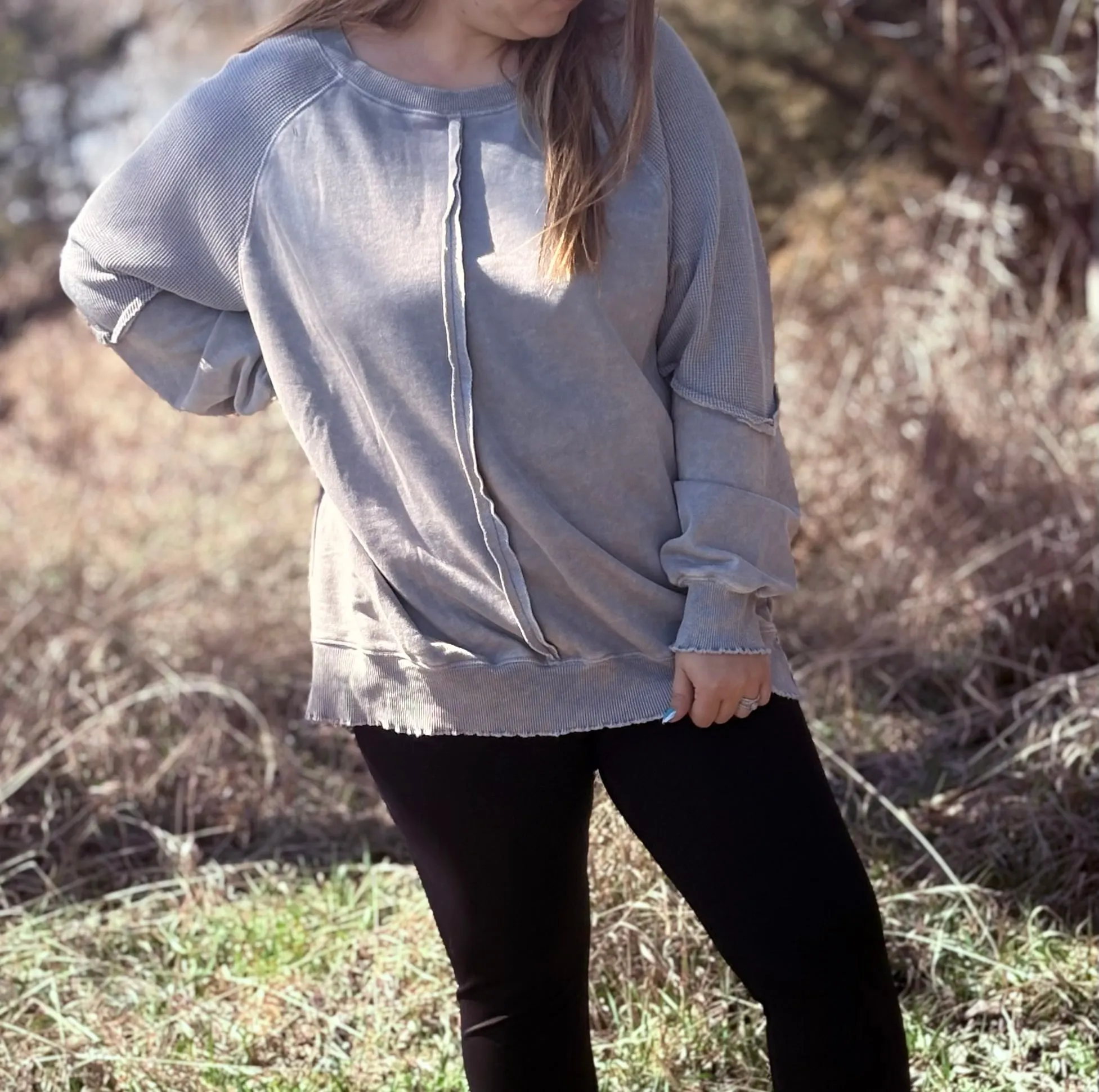 Bonfire Nights Grey long sleeve