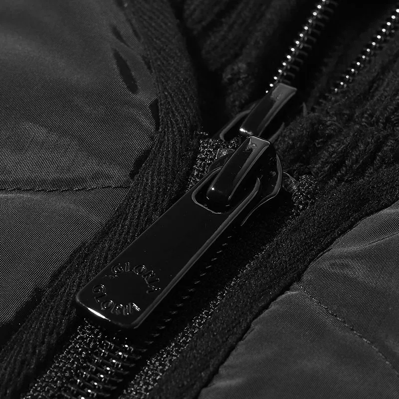 Cropped Goose Down Two-Piece Suit