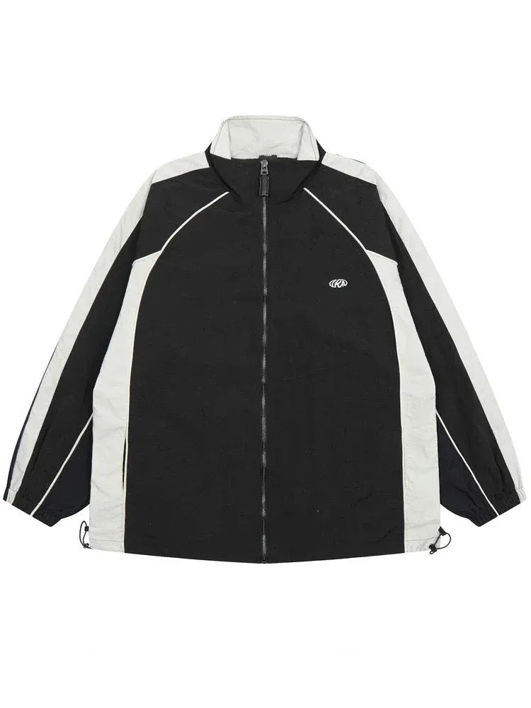 Damen Techwear Windbreaker im Oversize-Streetwear-Stil