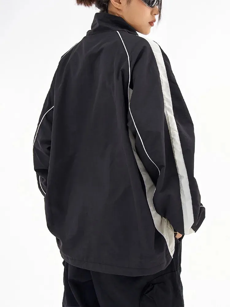 Damen Techwear Windbreaker im Oversize-Streetwear-Stil