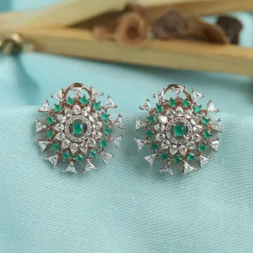 Designer Zircon/AD Tops Studs 9805-4919