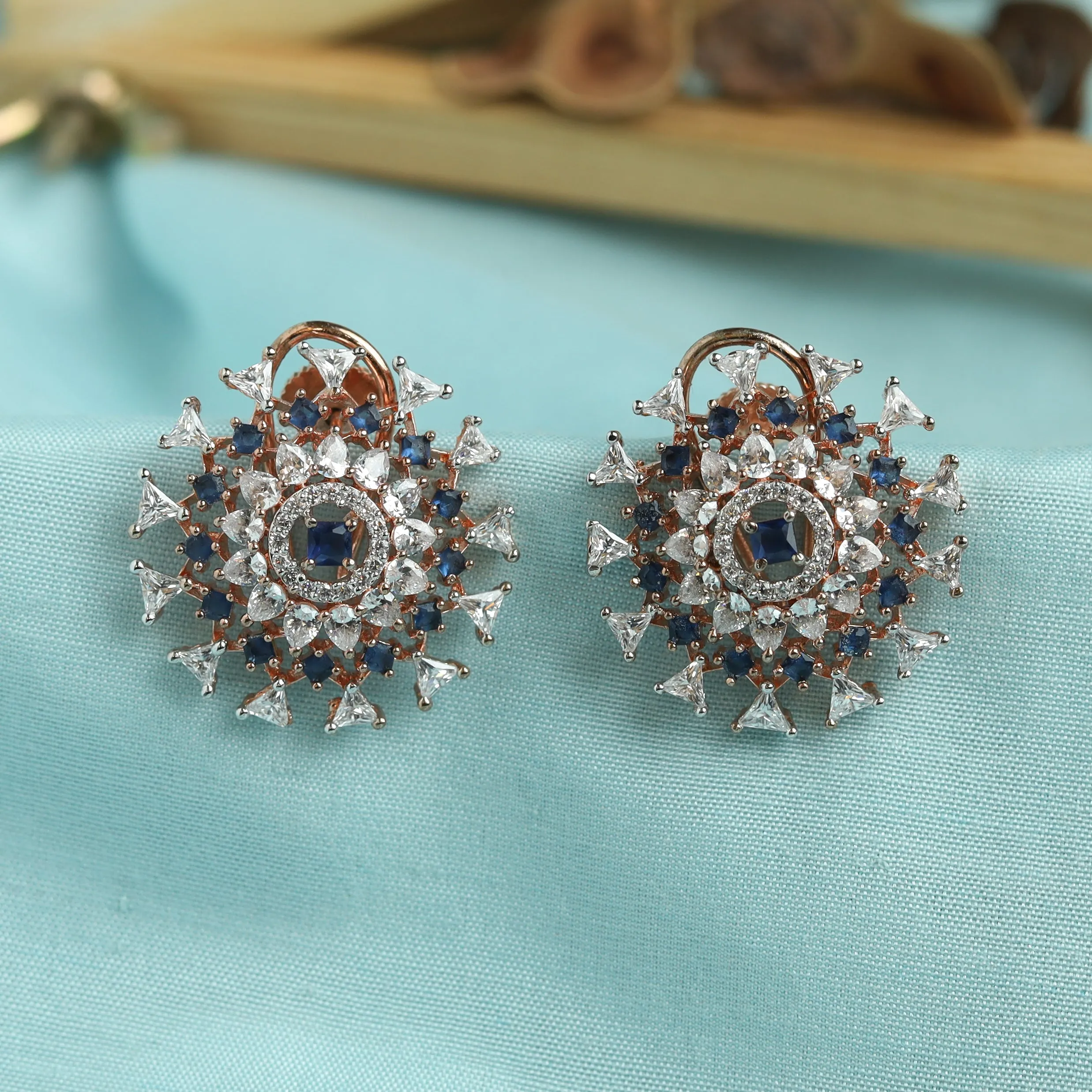 Designer Zircon/AD Tops Studs 9805-4919