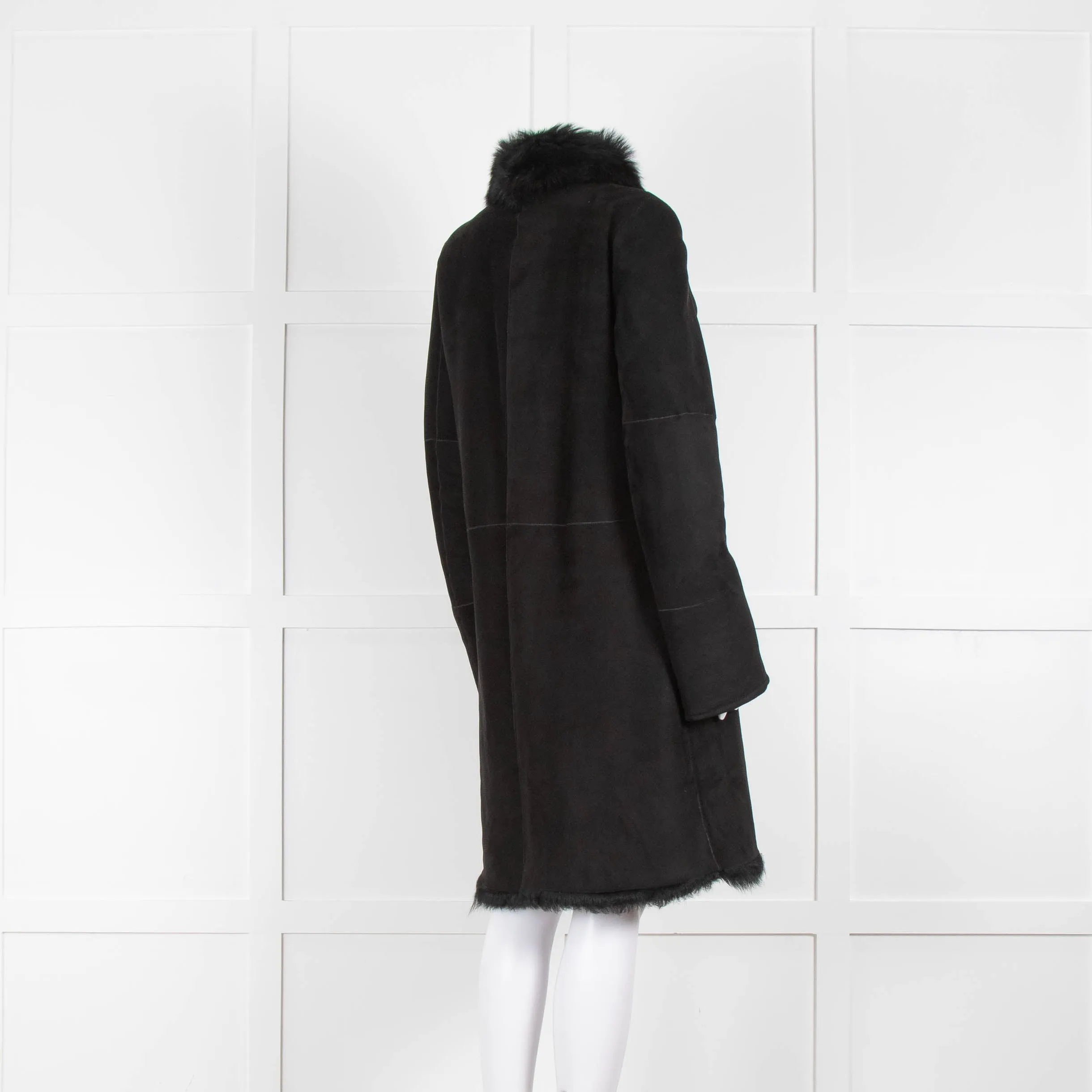 Joseph Black Classic  Shearling Coat