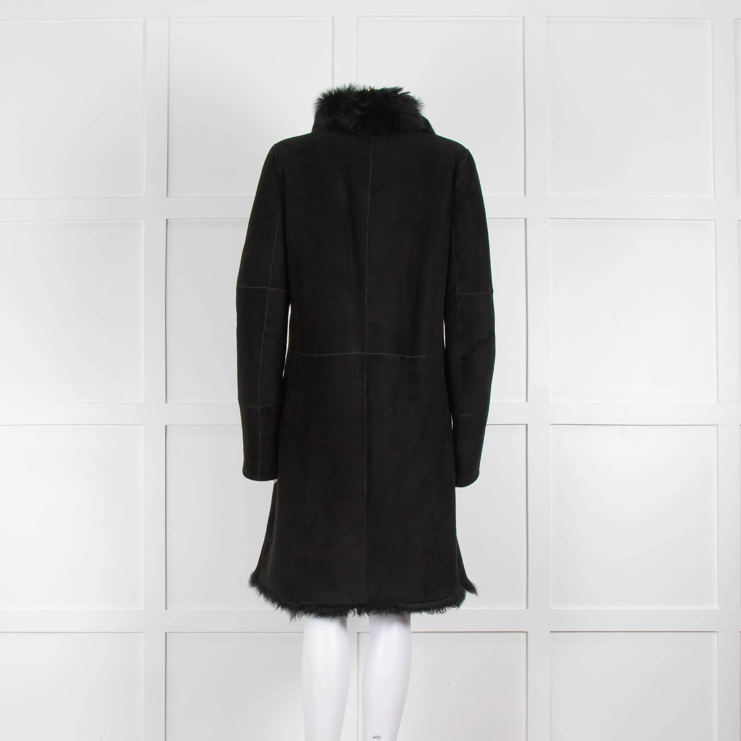 Joseph Black Classic  Shearling Coat
