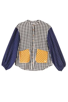 LF Markey | Gale shirt | Patchwork check