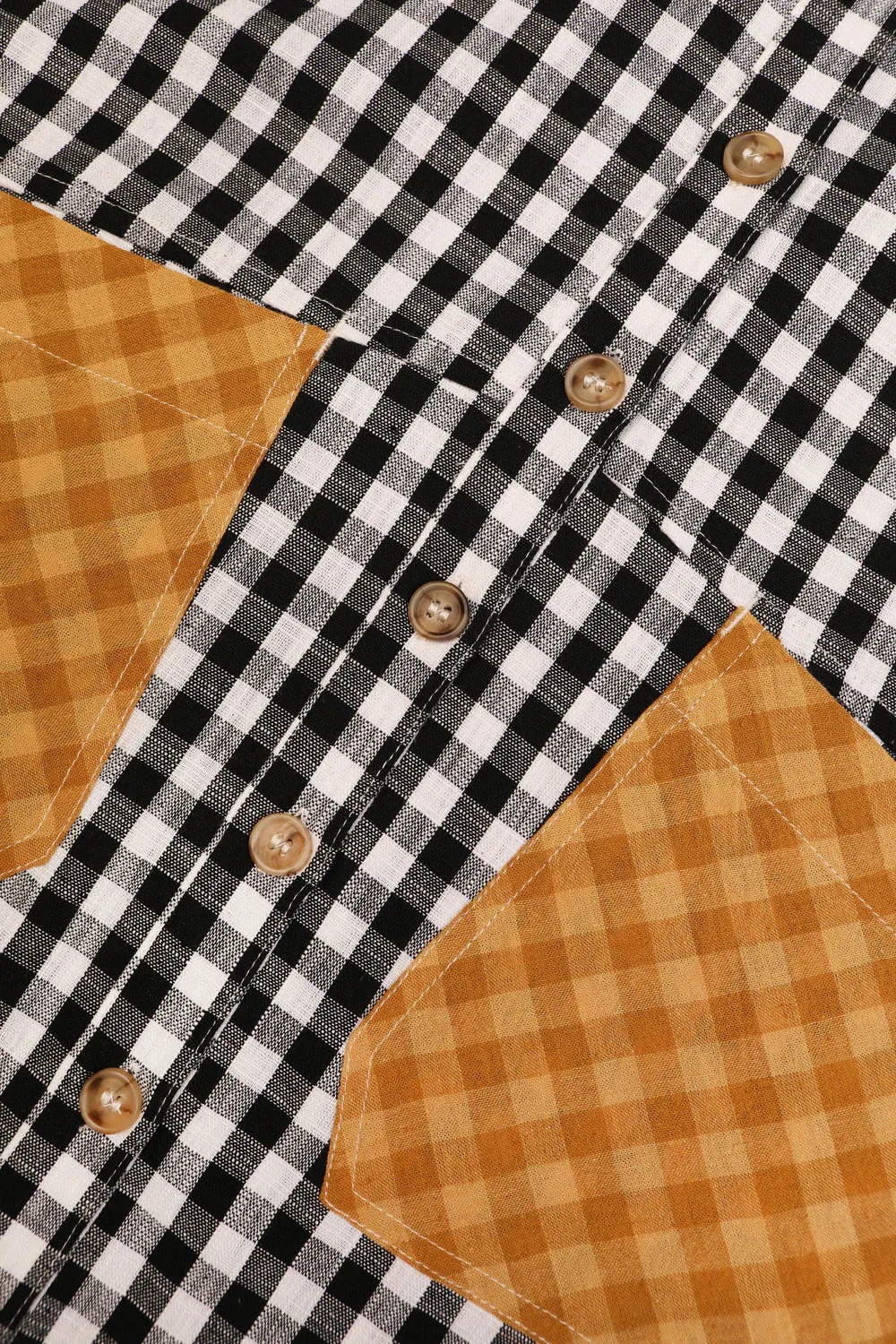 LF Markey | Gale shirt | Patchwork check
