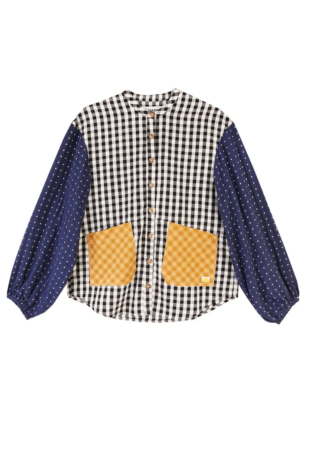 LF Markey | Gale shirt | Patchwork check