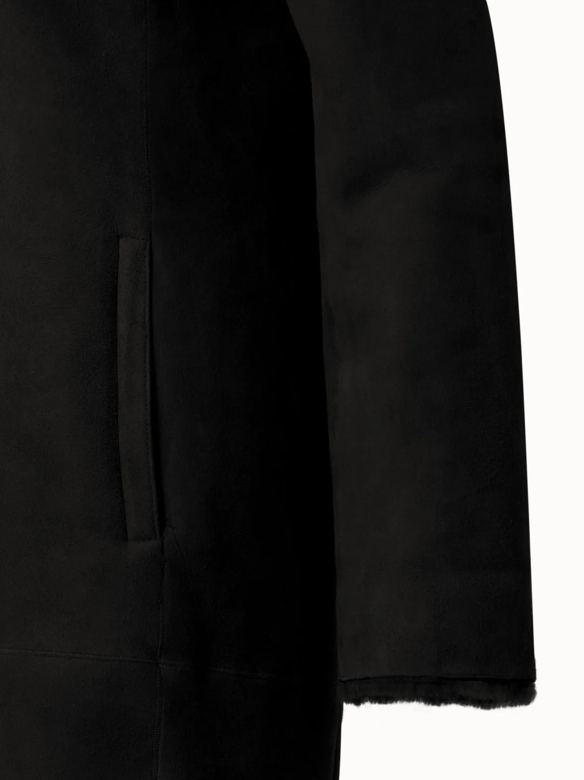 Long Lamb Shearling Coat