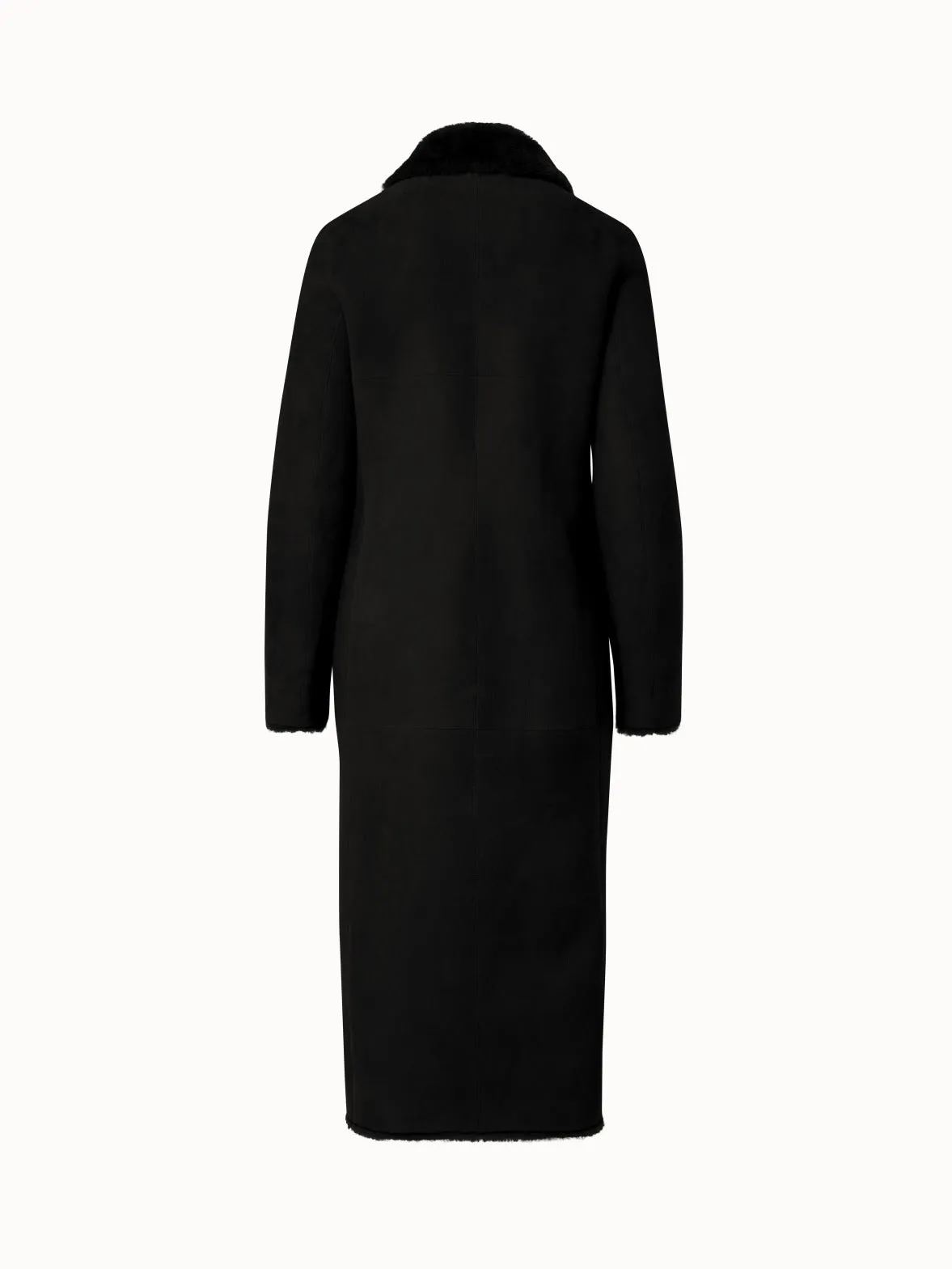 Long Lamb Shearling Coat