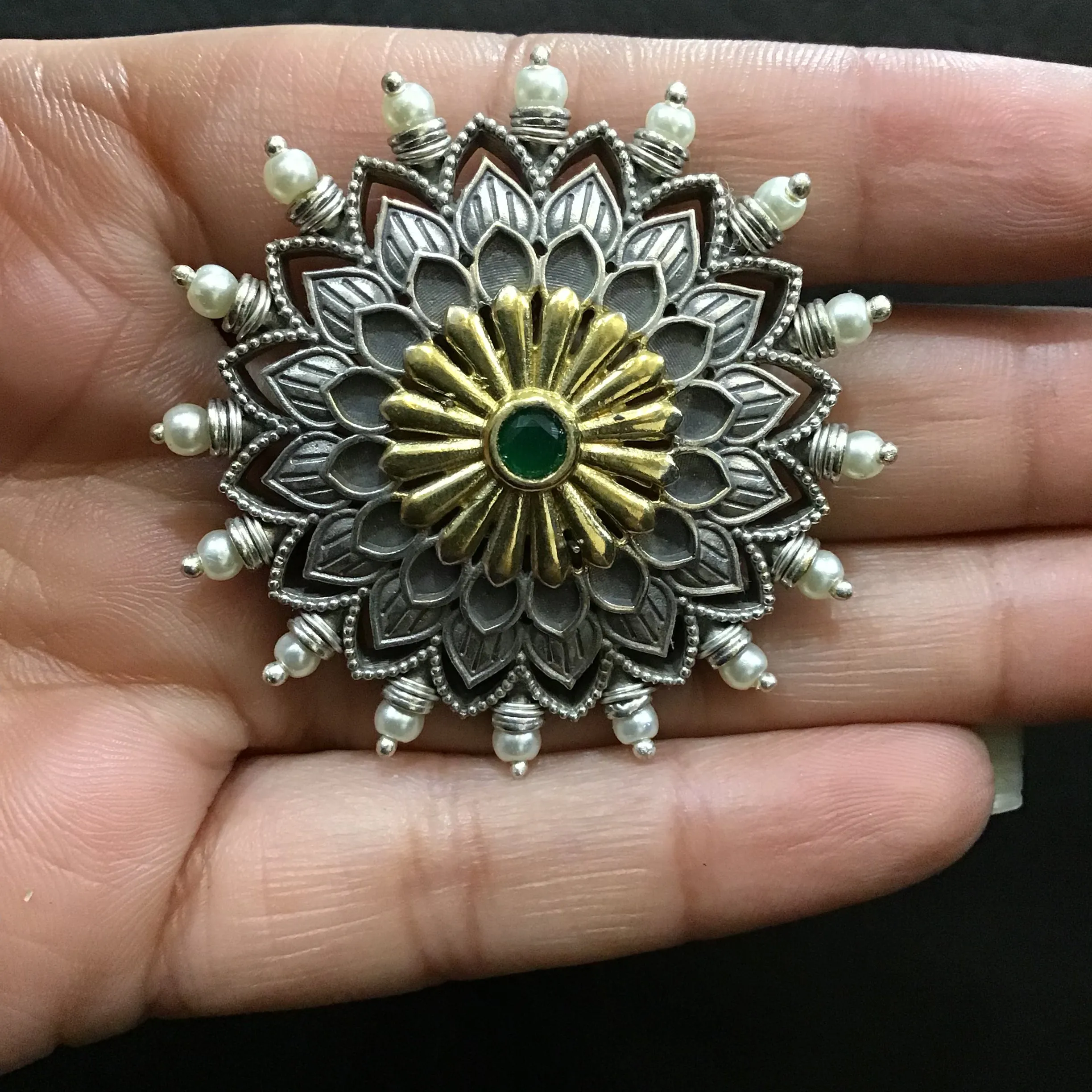 Oxidized Earring 1218-69