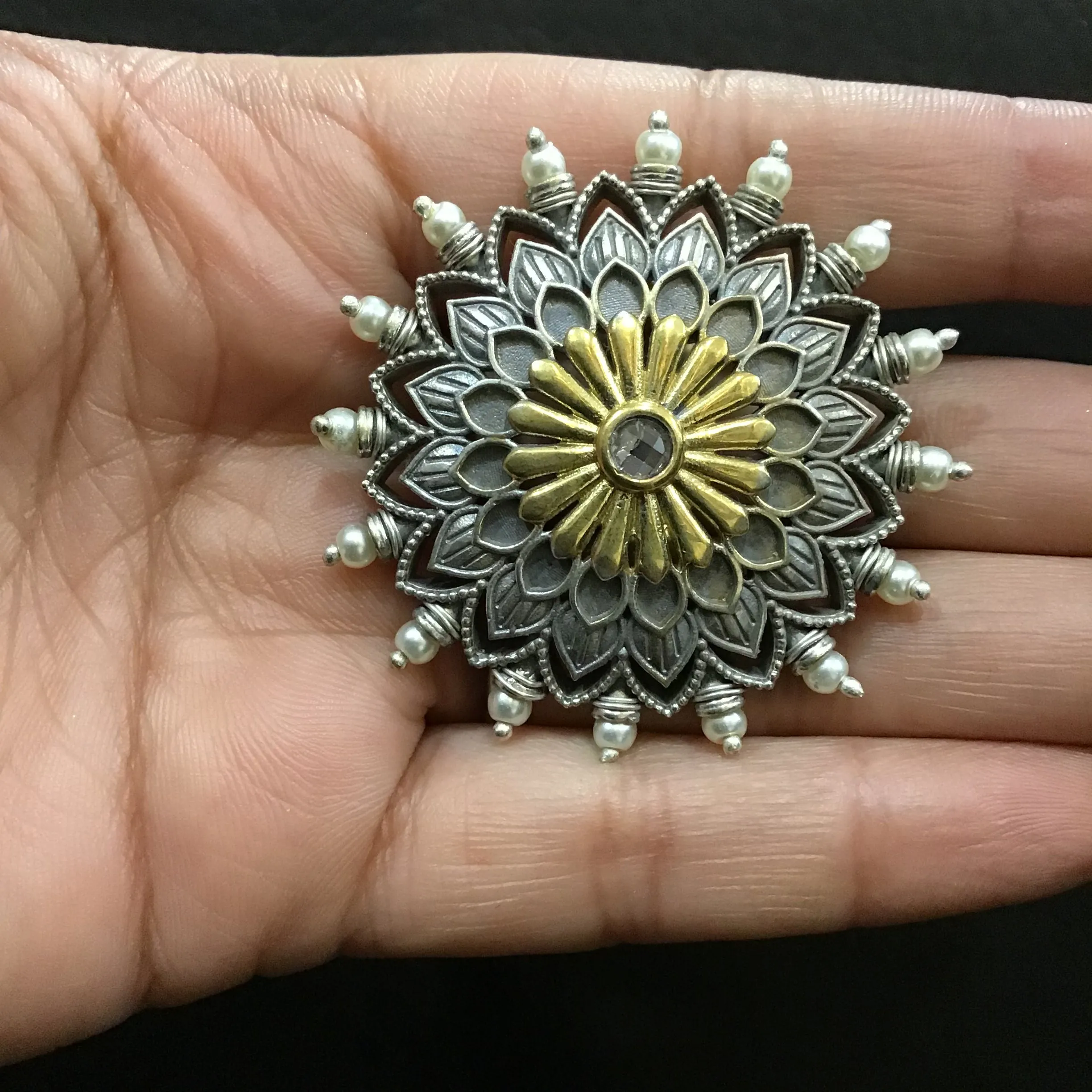 Oxidized Earring 1218-69