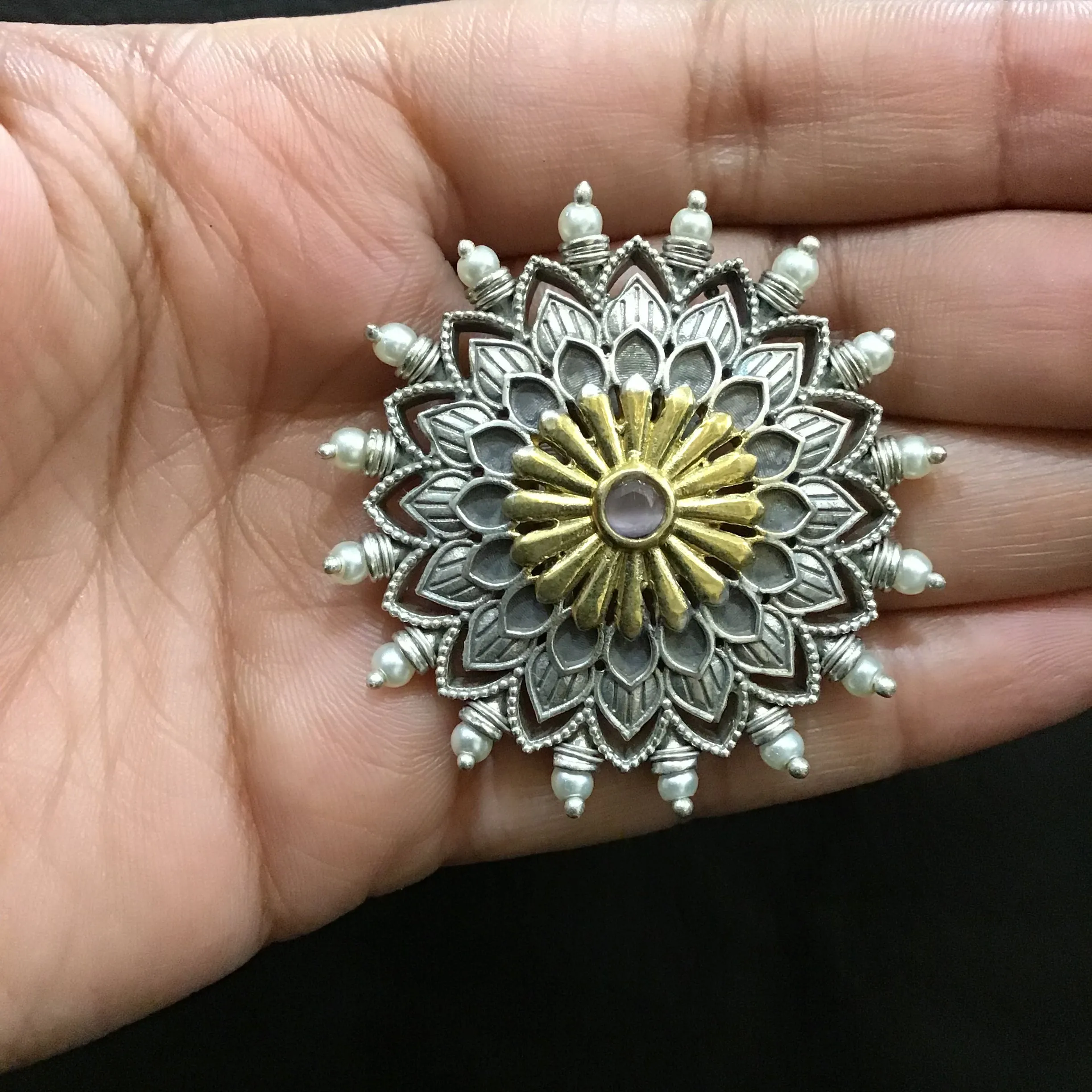 Oxidized Earring 1218-69