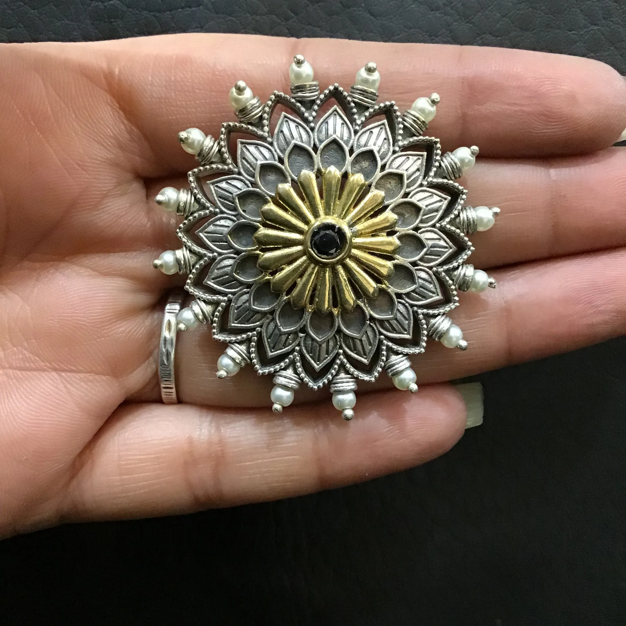 Oxidized Earring 1218-69