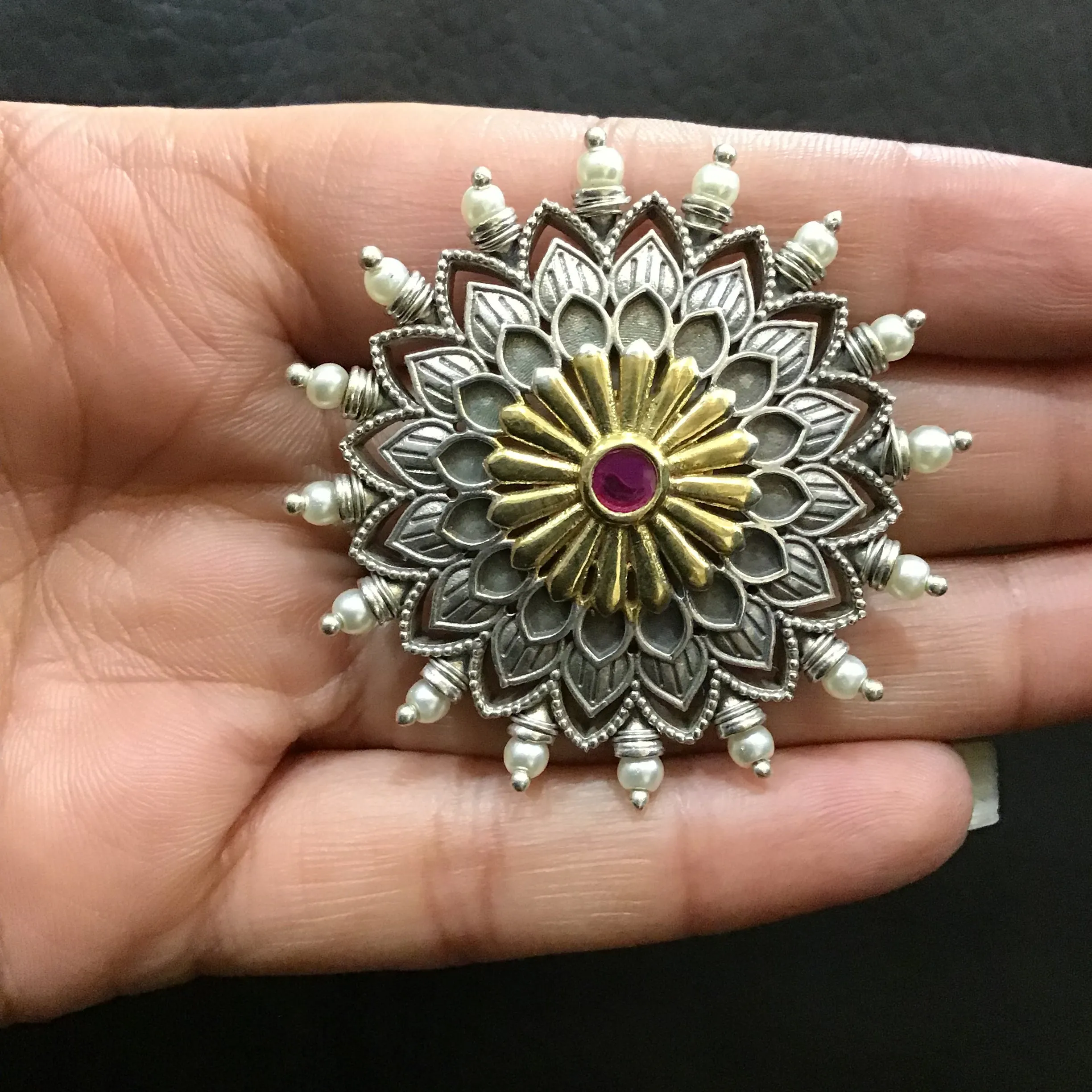 Oxidized Earring 1218-69