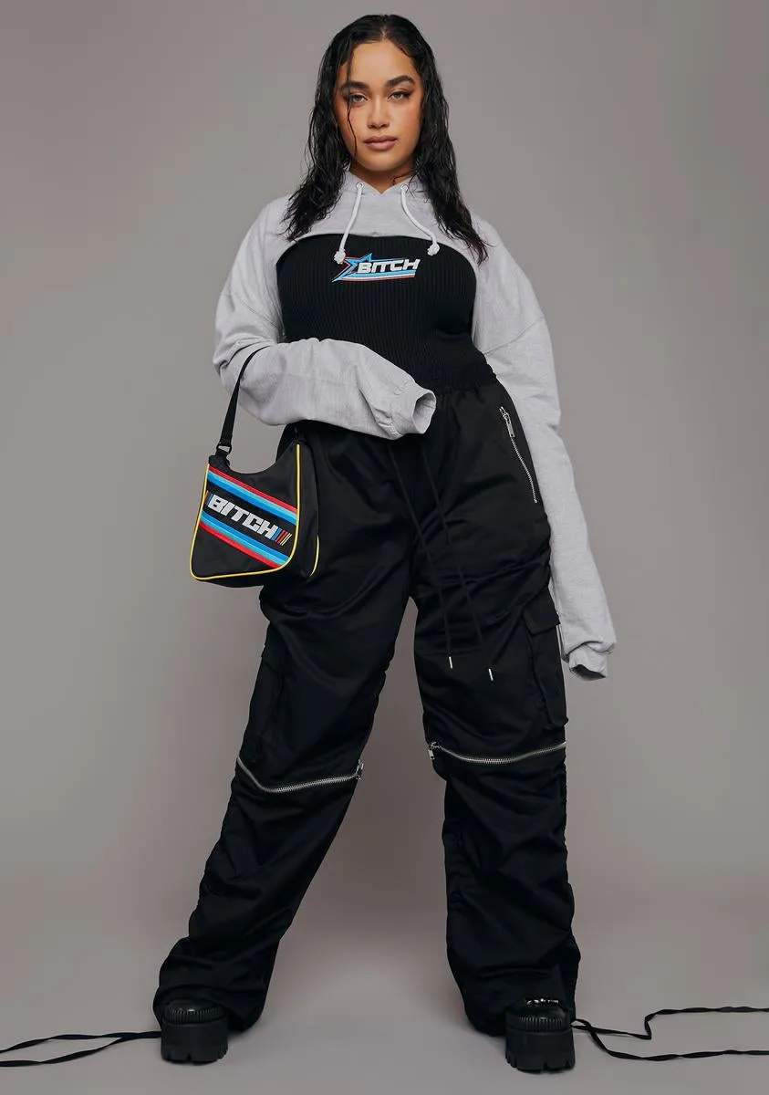 Plus Game On Convertible Wide Leg Pants