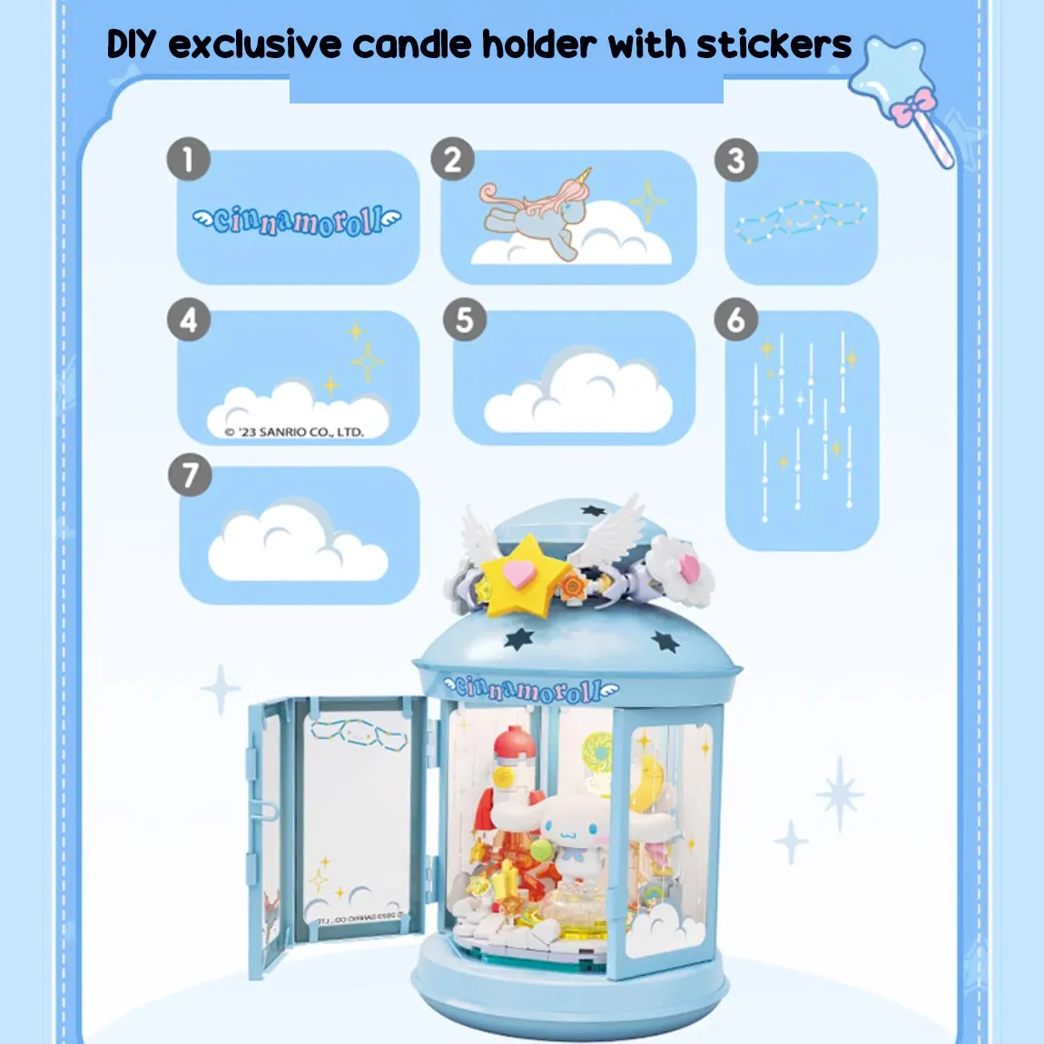Sanrio Mystery Light Building Blocks Set