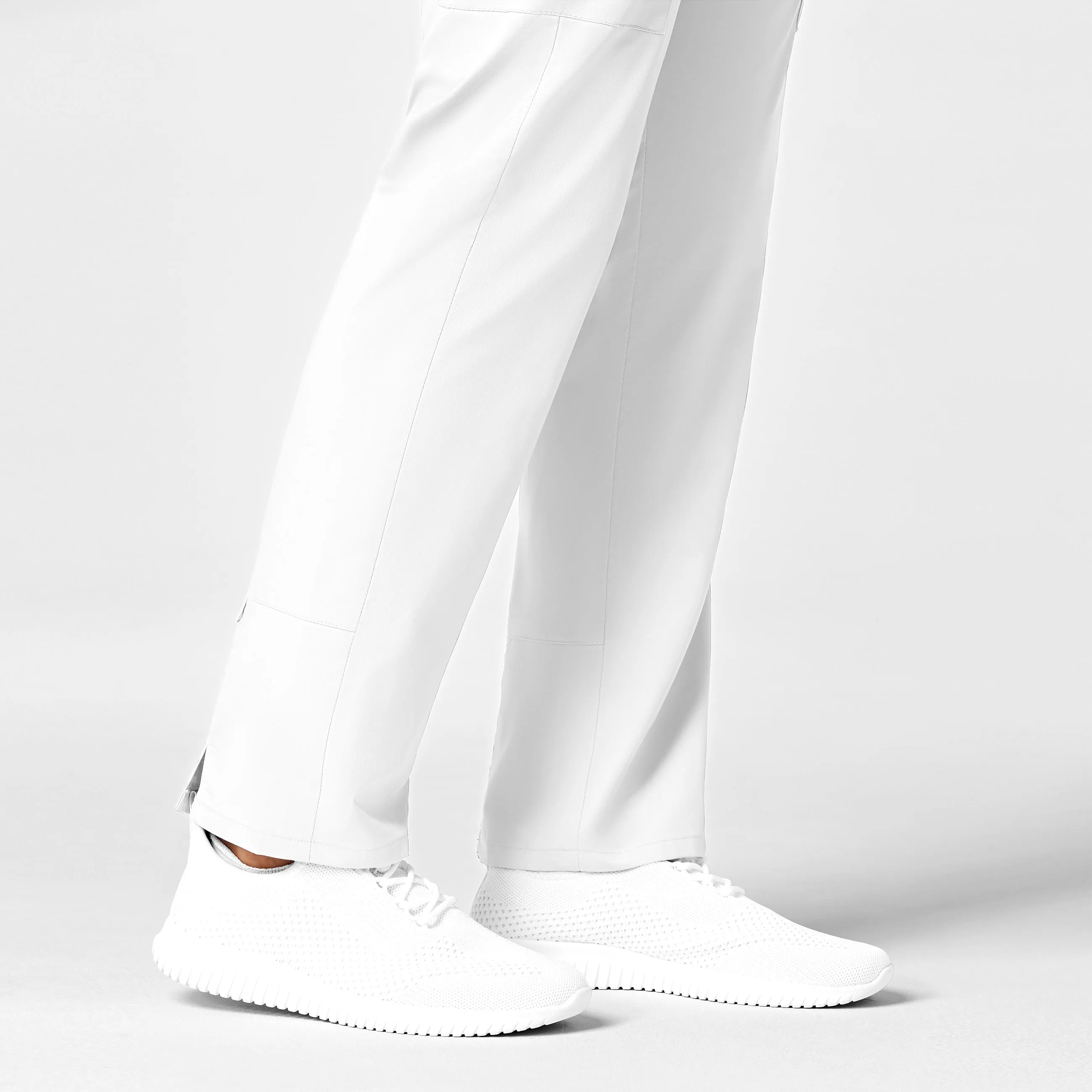 WonderWORK Women's Convertible Slim Leg Scrub Pant - White